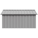 Dog House Grey 116.5x153x81.5 cm Galvanised Steel