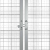 Chicken Cage Grey 200x91x100 cm Galvanised Steel - 45-Degree Angle