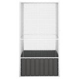 Bird Cage Anthracite 111x107x211.5 cm Galvanised Steel - Top-Down View