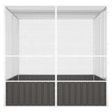 Bird Cage Anthracite 213.5x217.5x211.5 cm Galvanised Steel
