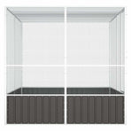 Bird Cage Anthracite 213.5x217.5x211.5 cm Galvanised Steel