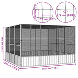 Bird Cage Anthracite 302.5x324.5x211.5 cm Galvanised Steel