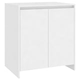 2 Piece Sideboard White Engineered Wood - Top-Down View