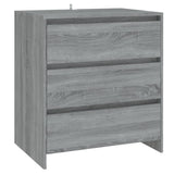 2 Piece Sideboard Grey Sonoma Engineered Wood - 45-Degree Angle