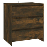 3 Piece Sideboard Smoked Oak Engineered Wood - Top-Down View