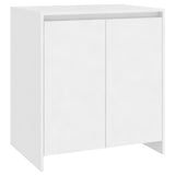 3 Piece Sideboard White Engineered Wood - Side View