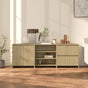 3 Piece Sideboard Sonoma Oak Engineered Wood