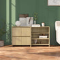 2 Piece Sideboard Sonoma Oak Engineered Wood