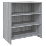 2 Piece Sideboard Grey Sonoma Engineered Wood - Top-Down View