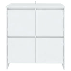 Sideboards 2 pcs White 70x41x75 cm Engineered Wood