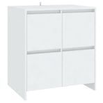 Sideboards 2 pcs White 70x41x75 cm Engineered Wood