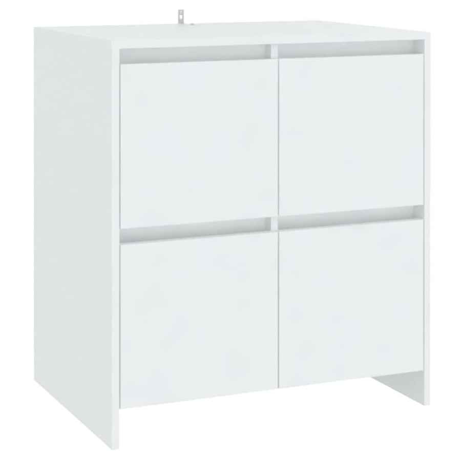 Sideboards 2 pcs White 70x41x75 cm Engineered Wood