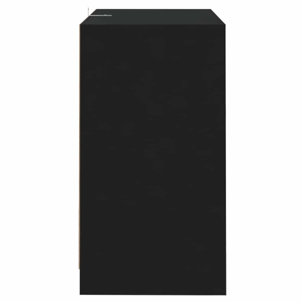 Sideboards 2 pcs Black 70x41x75 cm Engineered Wood