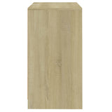 Sideboards 2 pcs Sonoma Oak 70x41x75 cm Engineered Wood - 45-Degree Angle