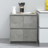 Sideboards 2 pcs Concrete Grey 70x41x75 cm Engineered Wood - Extra Image