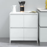 Sideboards 2 pcs High Gloss White 70x41x75 cm Engineered Wood - Extra Image