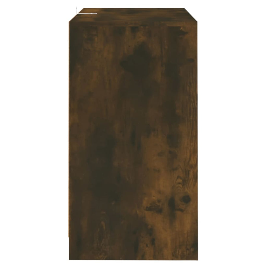 Sideboards 2 pcs Smoked Oak 70x41x75 cm Engineered Wood