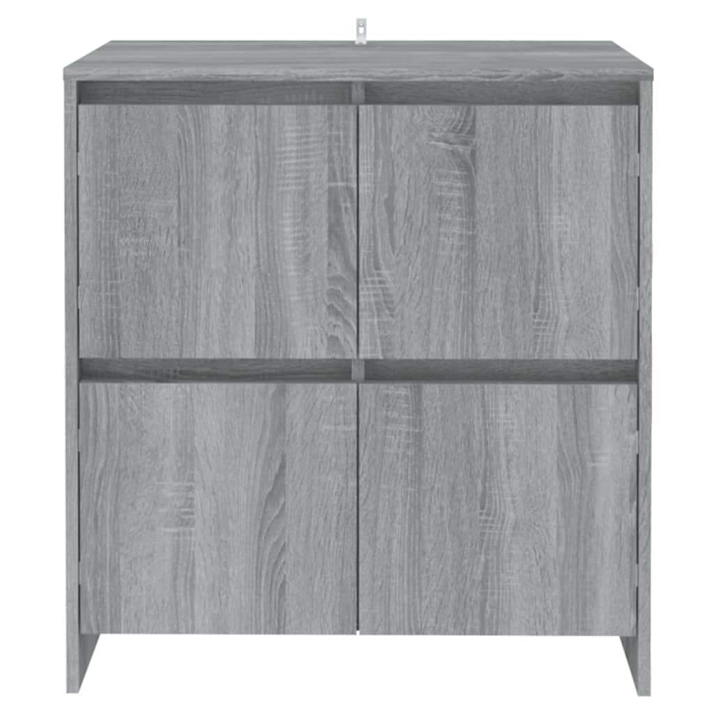 Sideboards 2 pcs Grey Sonoma 70x41x75 cm Engineered Wood