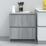 Sideboards 2 pcs Grey Sonoma 70x41x75 cm Engineered Wood - Extra Image