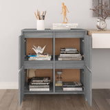 Sideboards 2 pcs Grey Sonoma 70x41x75 cm Engineered Wood - Extra Image