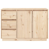Sideboard 111x34x75 cm Solid Wood Pine - Rear View