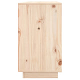 Sideboard 111x34x60 cm Solid Wood Pine - Top-Down View
