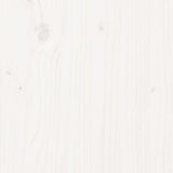 Sideboard White 111x34x60 cm Solid Wood Pine