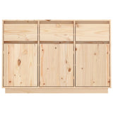 Sideboard 110x34x75 cm Solid Wood Pine - Side View
