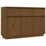 Sideboard Honey Brown 111x36x75 cm Solid Wood Pine