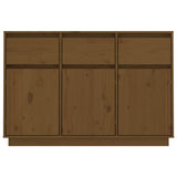 Sideboard Honey Brown 111x36x75 cm Solid Wood Pine
