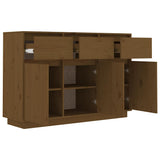 Sideboard Honey Brown 111x36x75 cm Solid Wood Pine