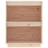 Console Cabinet 60x34x75 cm Solid Wood Pine - 45-Degree Angle