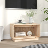 TV Cabinet 60x35x35 cm Solid Wood Pine - Rear View