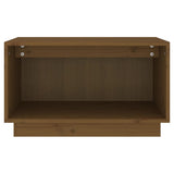 TV Cabinet Honey Brown 60x35x35 cm Solid Wood Pine