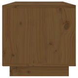 TV Cabinet Honey Brown 60x35x35 cm Solid Wood Pine - Top-Down View