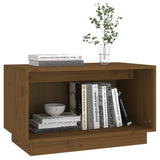 TV Cabinet Honey Brown 60x35x35 cm Solid Wood Pine - 45-Degree Angle