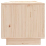 TV Cabinet 90x35x35 cm Solid Wood Pine - Top-Down View