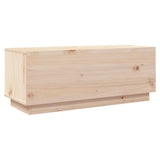 TV Cabinet 90x35x35 cm Solid Wood Pine - 45-Degree Angle