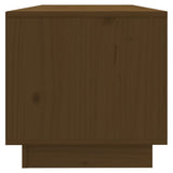 TV Cabinet Honey Brown 90x35x35 cm Solid Wood Pine - Top-Down View