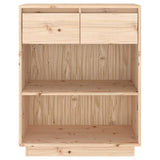 Console Cabinet 60x34x75 cm Solid Wood Pine - 45-Degree Angle