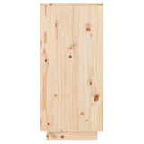 Console Cabinet 60x34x75 cm Solid Wood Pine