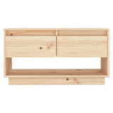 TV Cabinet 74x34x40 cm Solid Wood Pine