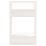 Book Cabinet/Room Divider White 41x35x57 cm Solid Wood Pine