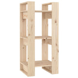 Book Cabinet/Room Divider 41x35x91 cm Solid Wood Pine - Front View