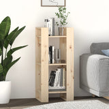Book Cabinet/Room Divider 41x35x91 cm Solid Wood Pine - Rear View