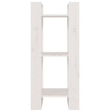Book Cabinet/Room Divider White 41x35x91 cm Solid Wood Pine