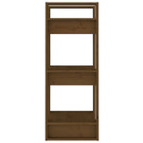 Book Cabinet/Room Divider Honey Brown 41x35x91 cm Solid Wood