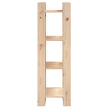 Book Cabinet/Room Divider 41x35x125 cm Solid Wood Pine - Side View