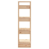 Book Cabinet/Room Divider 41x35x125 cm Solid Wood Pine