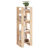 Book Cabinet/Room Divider 41x35x125 cm Solid Wood Pine - 45-Degree Angle